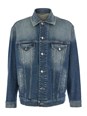 Dolce e gabbana Blue Jacket with Distressed Effect in Denim Man