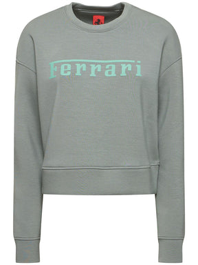 Ferrari Scuba viscose blend crewneck sweatshirt