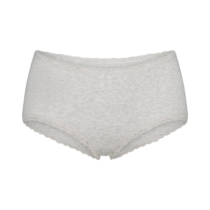 Lightweight Cotton Pointelle Lace Boy Short