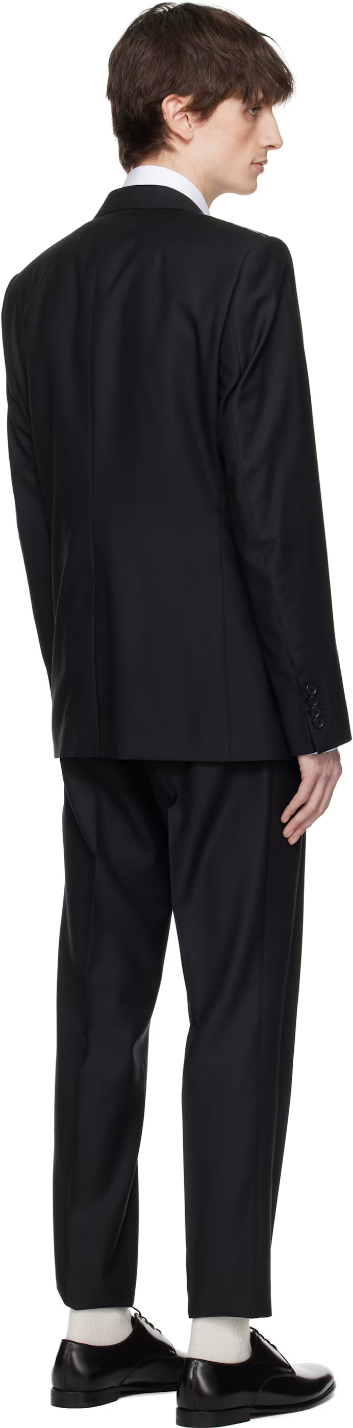 Dolce&Gabbana Black Martini-Fit Suit