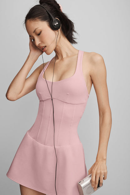 Airbrush Sparks Fly Corset Tennis Dress