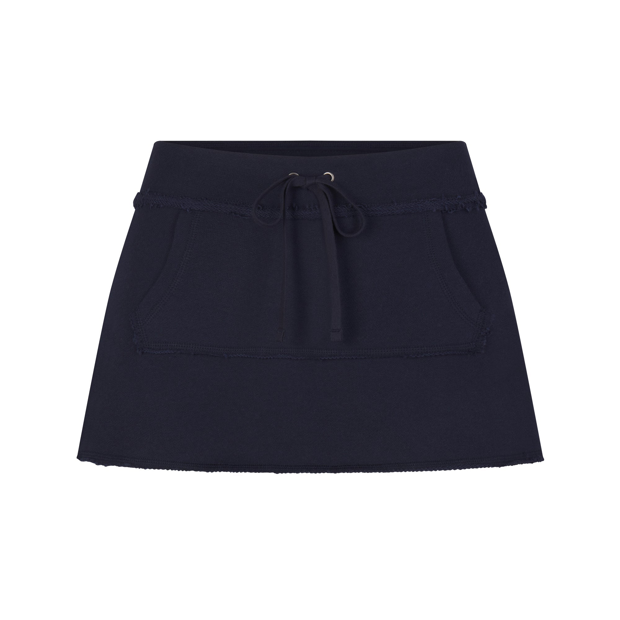 Drapey French Terry Mini Skirt