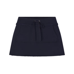 Drapey French Terry Mini Skirt