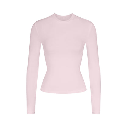 Cotton Jersey Long Sleeve T-shirt