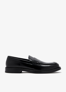 Prada Brushed leather loafers