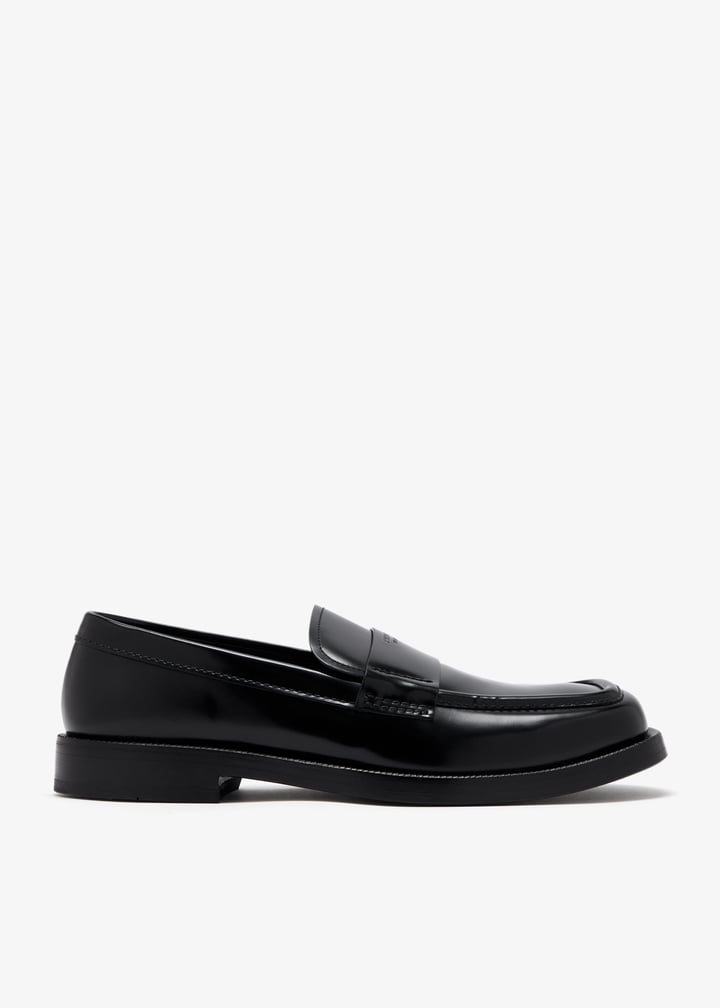 Prada Brushed leather loafers