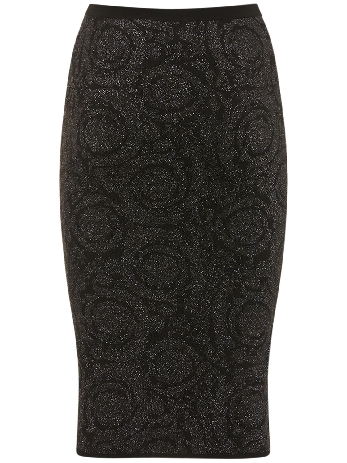 Versace Versace Barocco lurex knit midi skirt - Size: XS Skirts | Shop From The Mirage