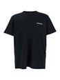 Dsquared2 Black T-Shirt with Lettering Logo Printed on the Chest in Cotton Man