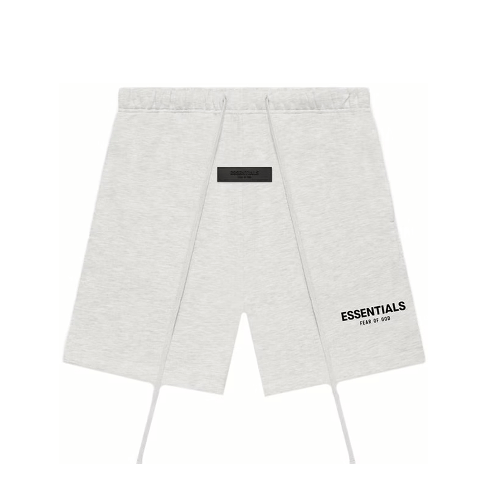 Essentials Essentials Shorts SS22 Flocked - Light Oatmeal - Size: XXS Shorts | Shop From The Mirage