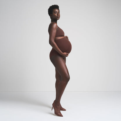 Fits Everybody Maternity Banded High-waisted Brief