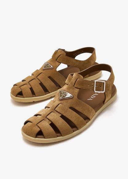 Prada Suede fisherman sandals