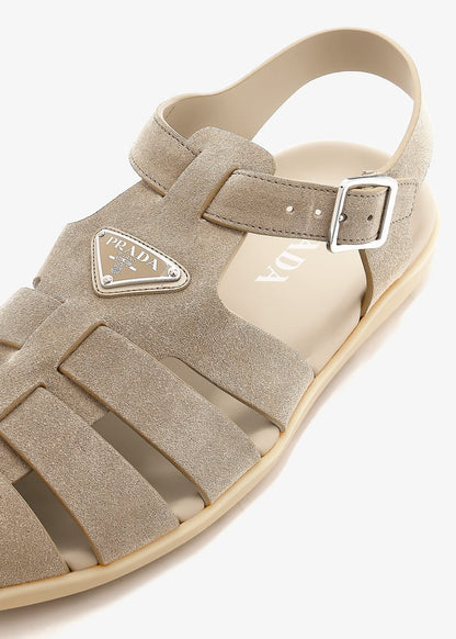 Prada Suede fisherman sandals