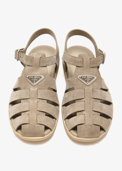 Prada Suede fisherman sandals