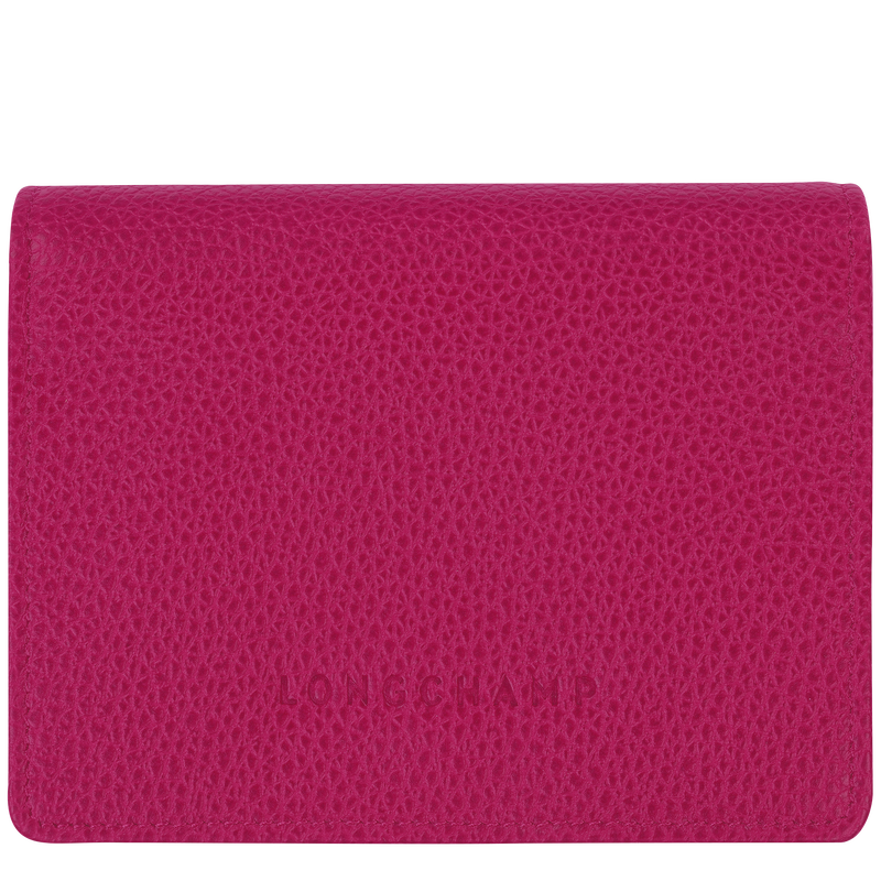 Le Foulonné Wallet Beetroot - Leather