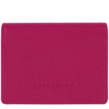 Le Foulonné Wallet Beetroot - Leather