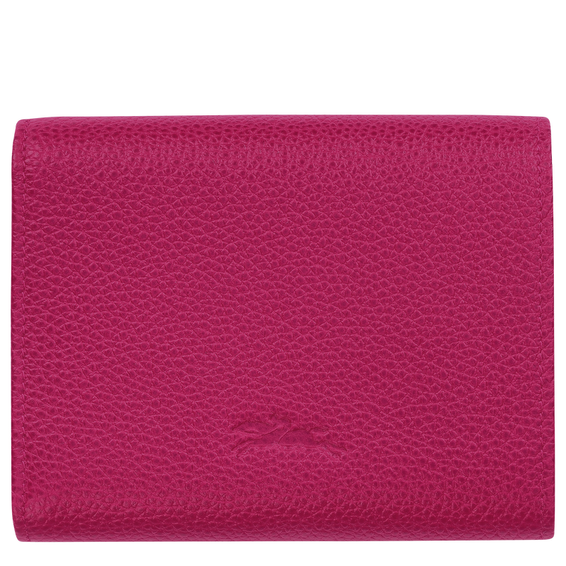 Le Foulonné Wallet Beetroot - Leather