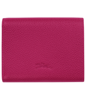 Le Foulonné Wallet Beetroot - Leather