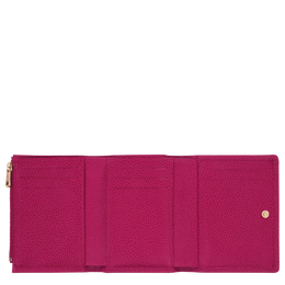 Le Foulonné Wallet Beetroot - Leather