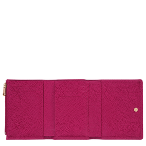 Le Foulonné Wallet Beetroot - Leather