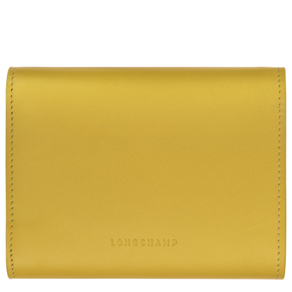 Le Roseau Compact wallet Ginger - Leather