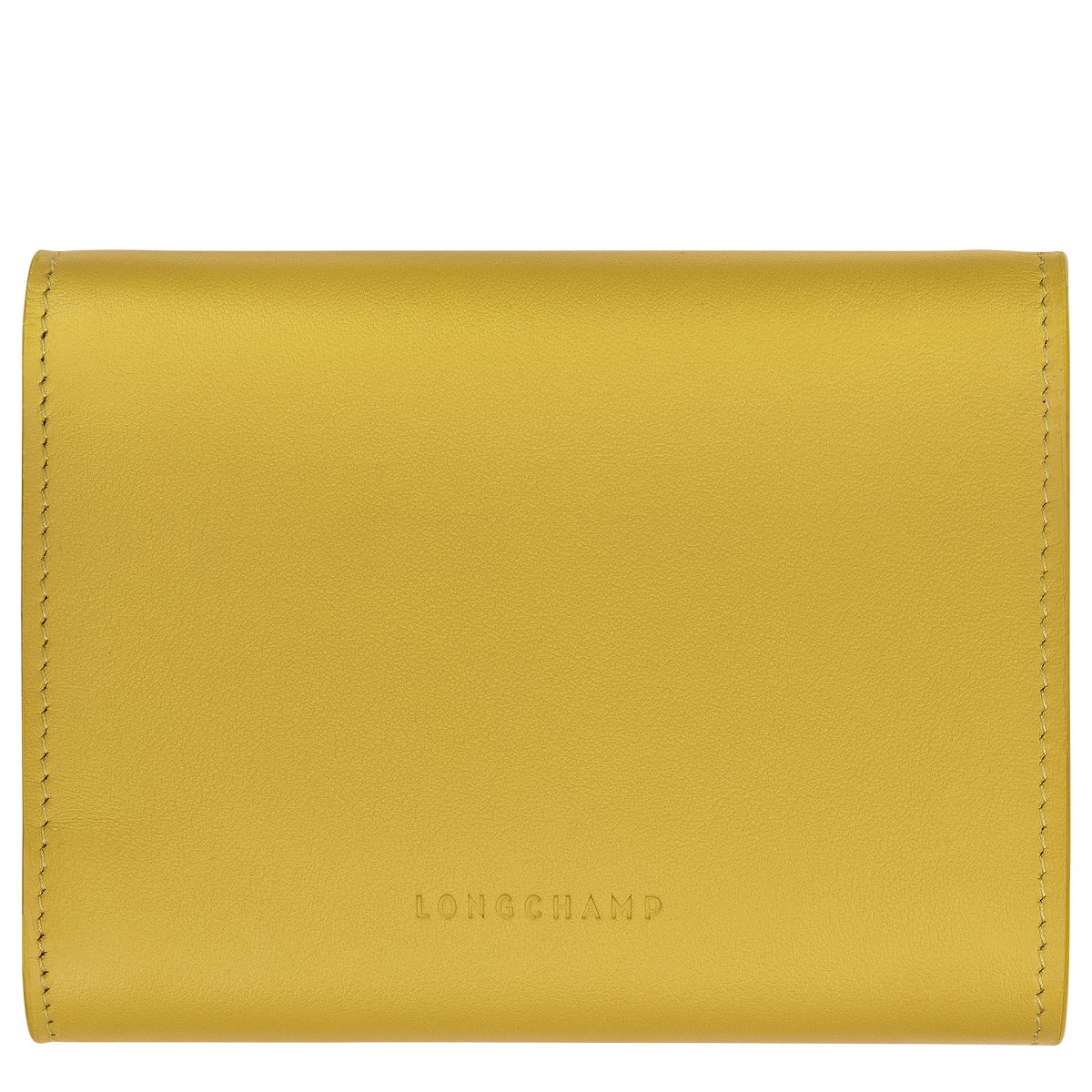 Le Roseau Compact wallet Ginger - Leather
