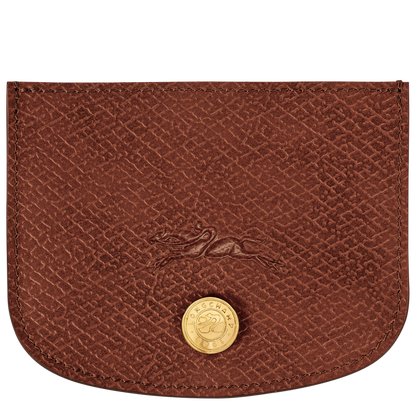 Épure Card holder Brown - Leather