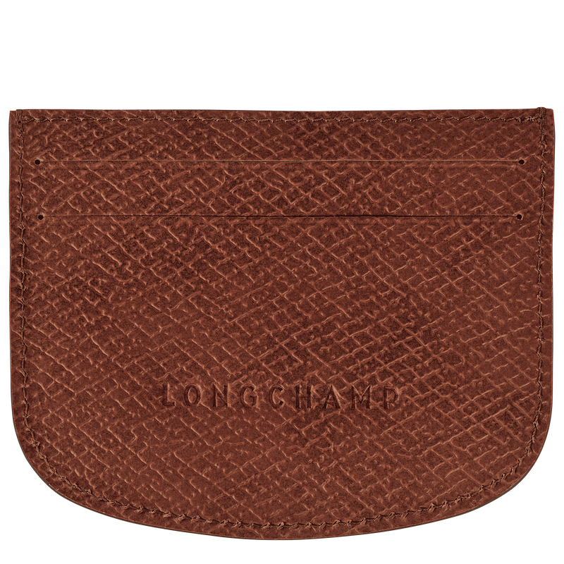 Épure Card holder Brown - Leather