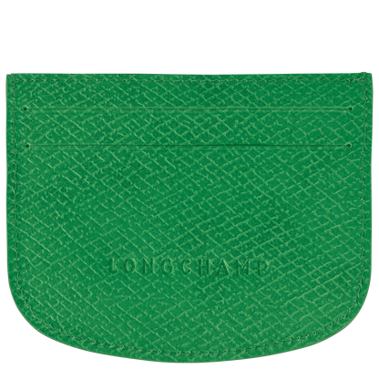 Épure Card holder Green - Leather