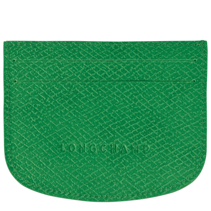 Épure Card holder Green - Leather