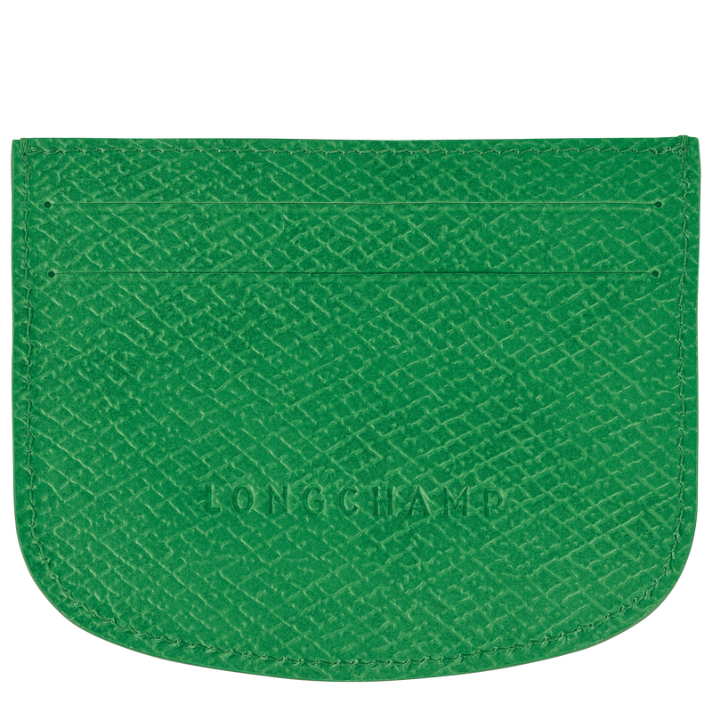 Épure Card holder Green - Leather