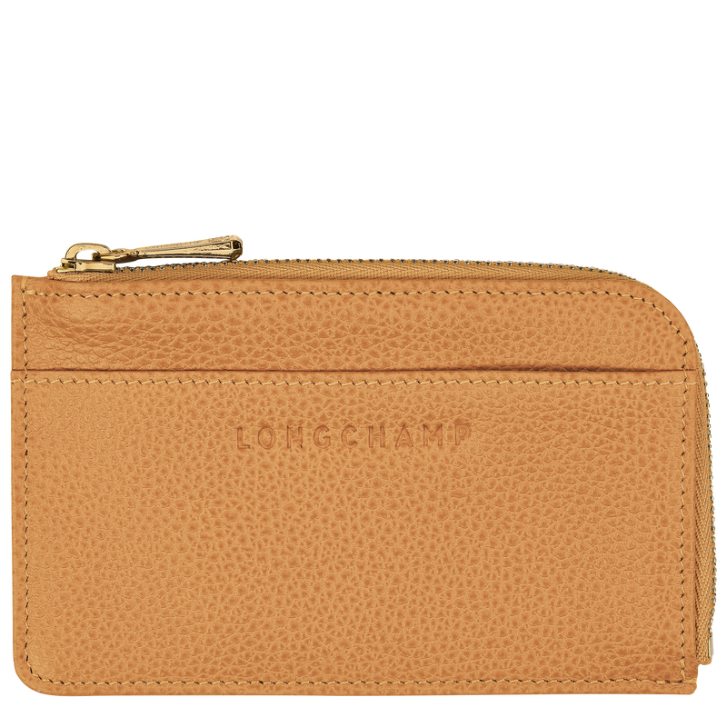 Le Foulonné Card holder Walnut - Leather