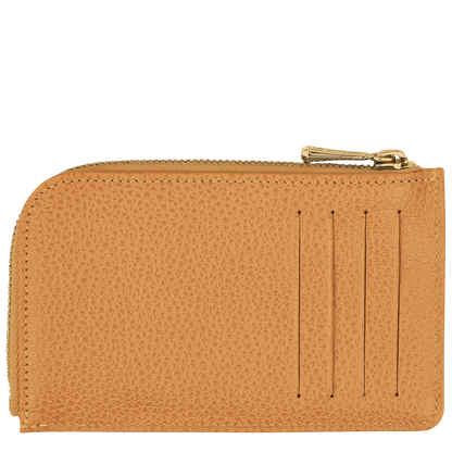 Le Foulonné Card holder Walnut - Leather