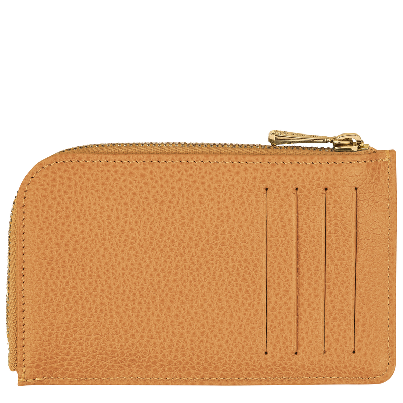 Le Foulonné Card holder Walnut - Leather