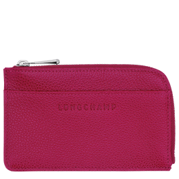 Le Foulonné Card holder Beetroot - Leather