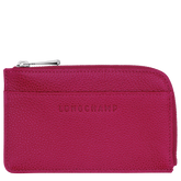 Le Foulonné Card holder Beetroot - Leather