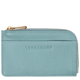 Le Foulonné Card holder Eucalyptus - Leather