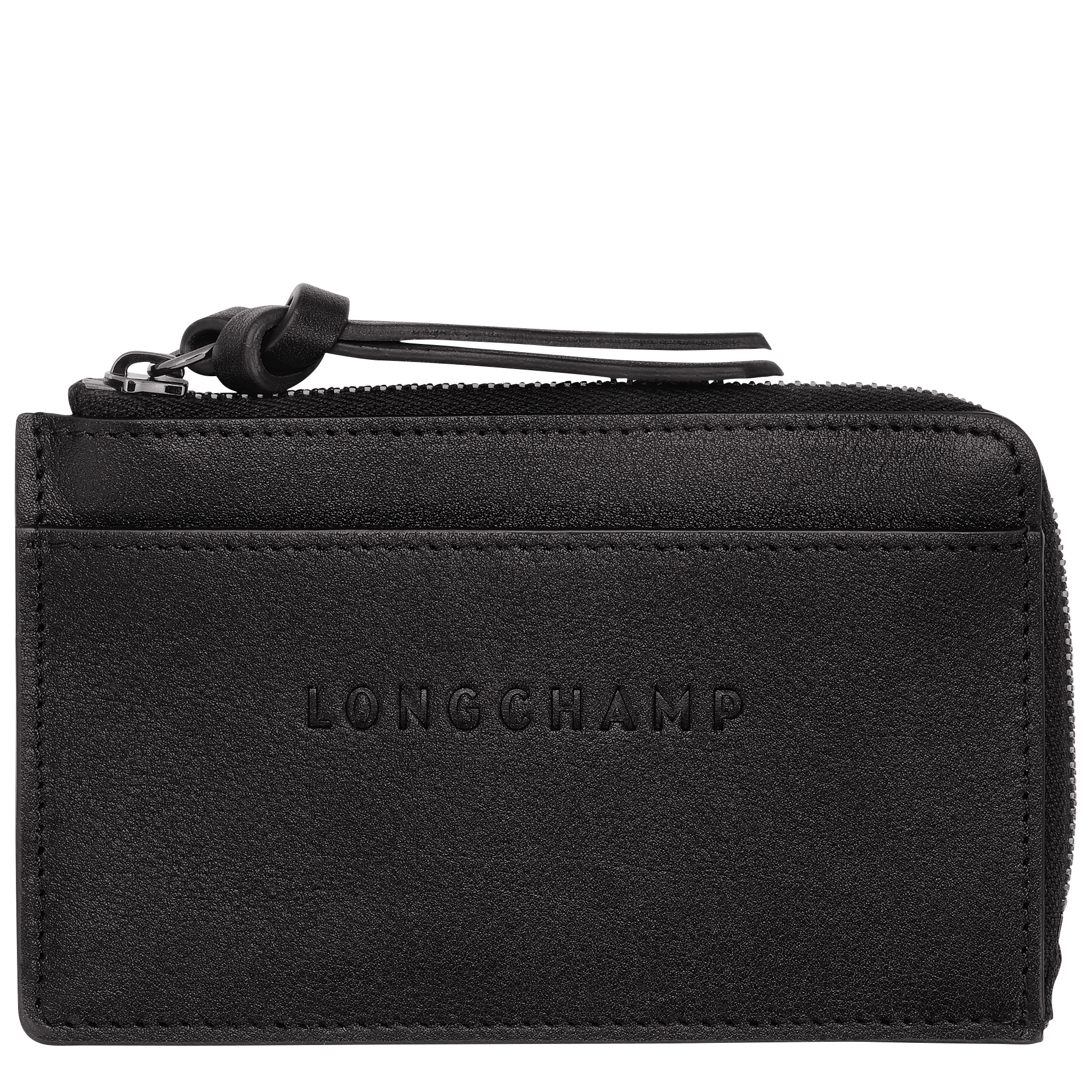 Longchamp 3D Card holder Black - Leather