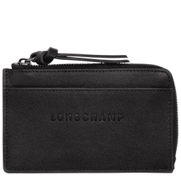 Longchamp 3D Card holder Black - Leather