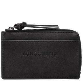 Longchamp 3D Card holder Black - Leather