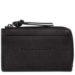 Longchamp 3D Card holder Khaki - Leather