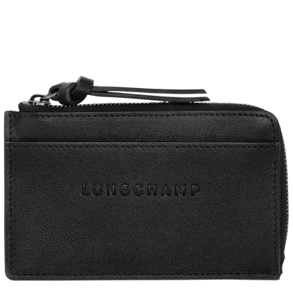 Longchamp 3D Card holder Khaki - Leather