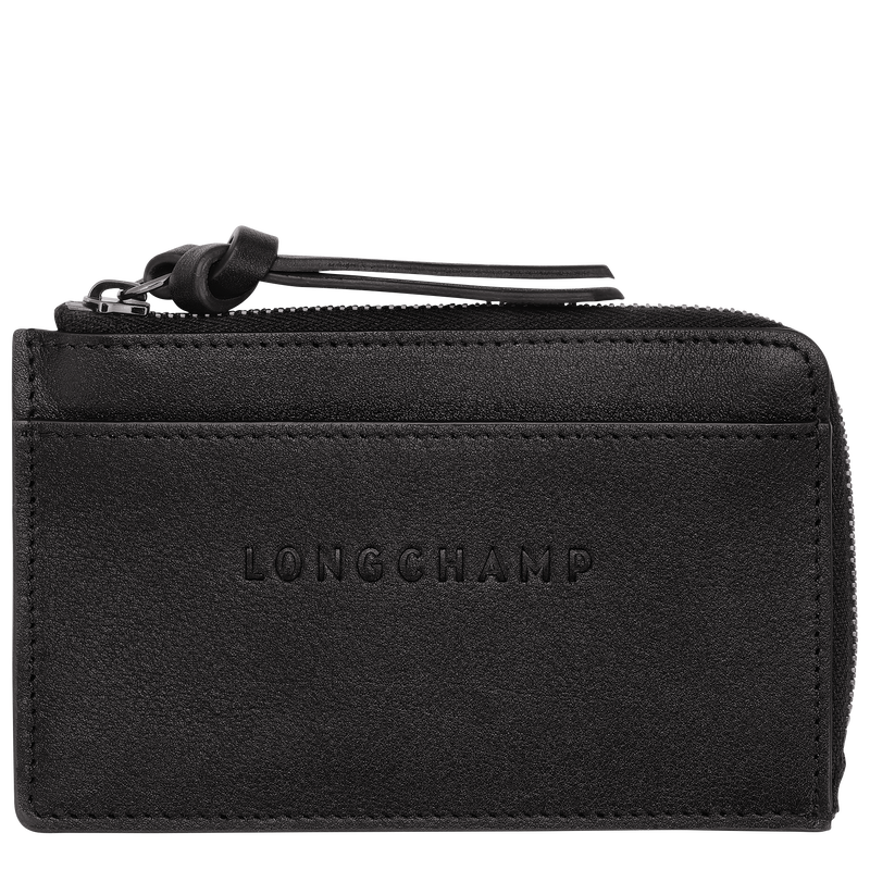 Longchamp 3D Card holder Khaki - Leather