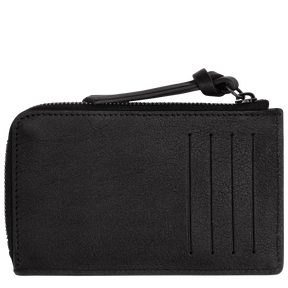 Longchamp 3D Card holder Black - Leather