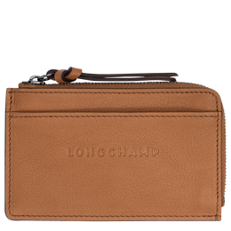 Longchamp 3D Card holder Natural - Leather