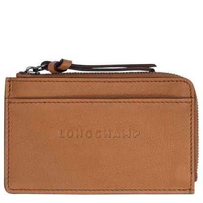 Longchamp 3D Card holder Natural - Leather