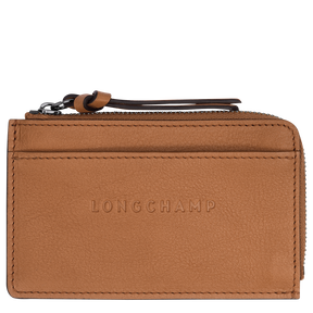 Longchamp 3D Card holder Natural - Leather