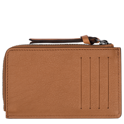 Longchamp 3D Card holder Natural - Leather