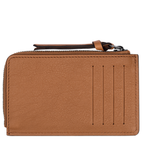 Longchamp 3D Card holder Natural - Leather