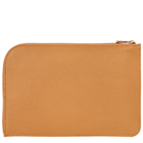 Le Foulonné Pouch Walnut - Leather