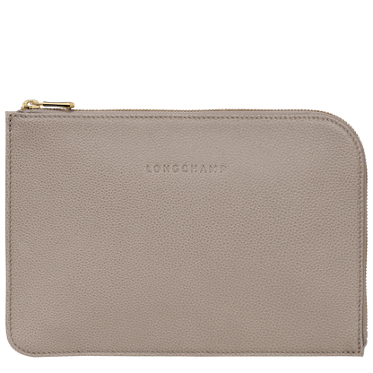 Le Foulonné Pouch Turtledove - Leather